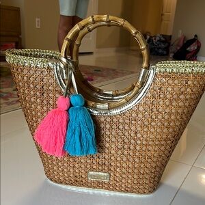 Lilly Pulitzer Grotto Cane Tote